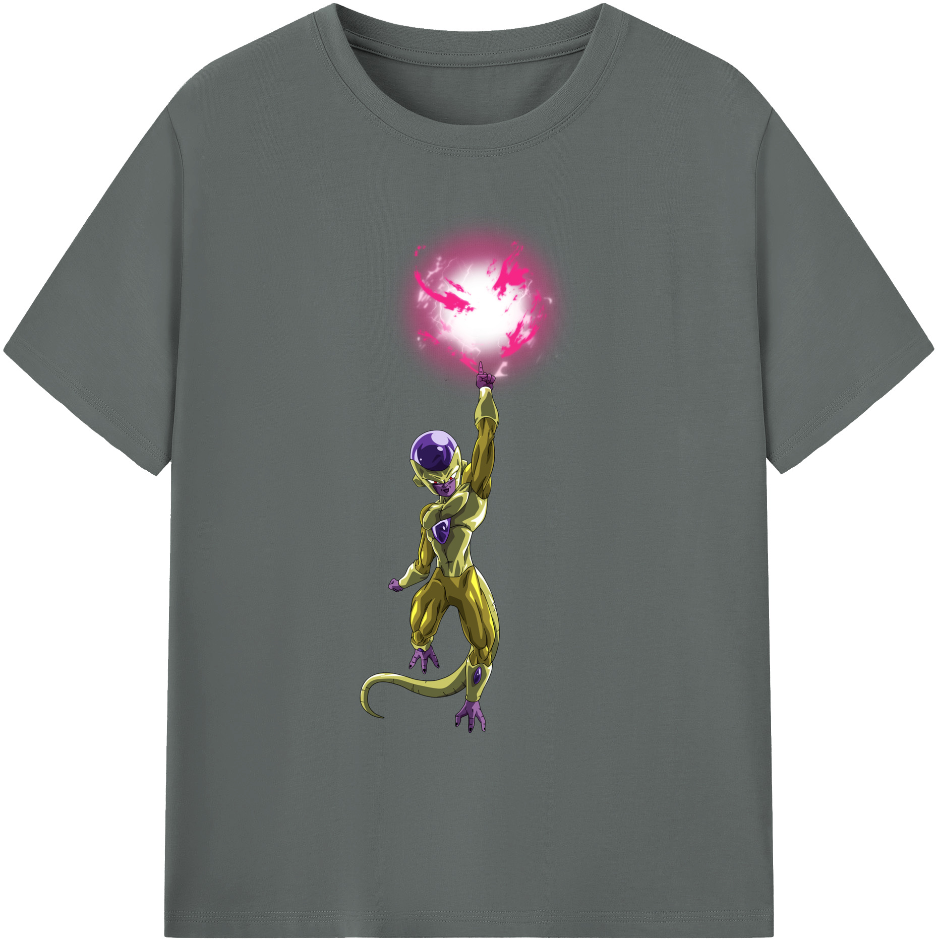 （画像用） ドラゴンボール フリーザ DRAGON BALL Frieza 綿100％ メンズ半袖Tシャツ｜肌触りやわらか＆通気性